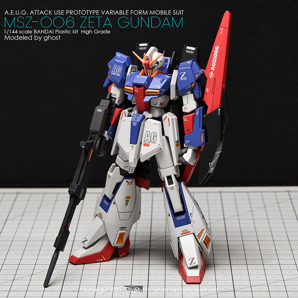 G-REWORK - [HG] ZETA GUNDAM Water Decal