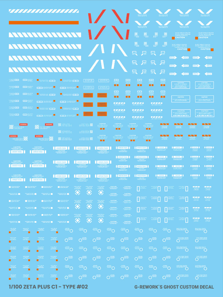 G-REWORK - [MG] ZETA PLUS C1 Water Decal