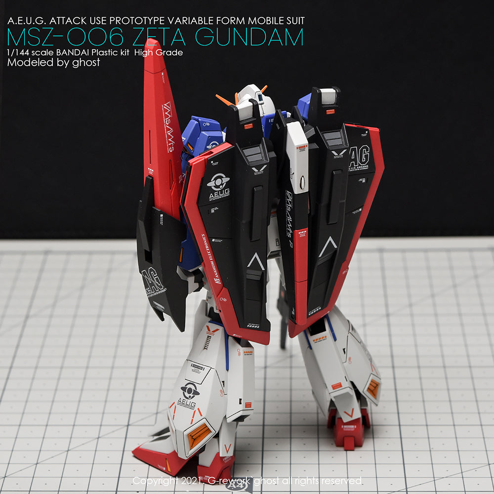 G-REWORK - [HG] ZETA GUNDAM Water Decal