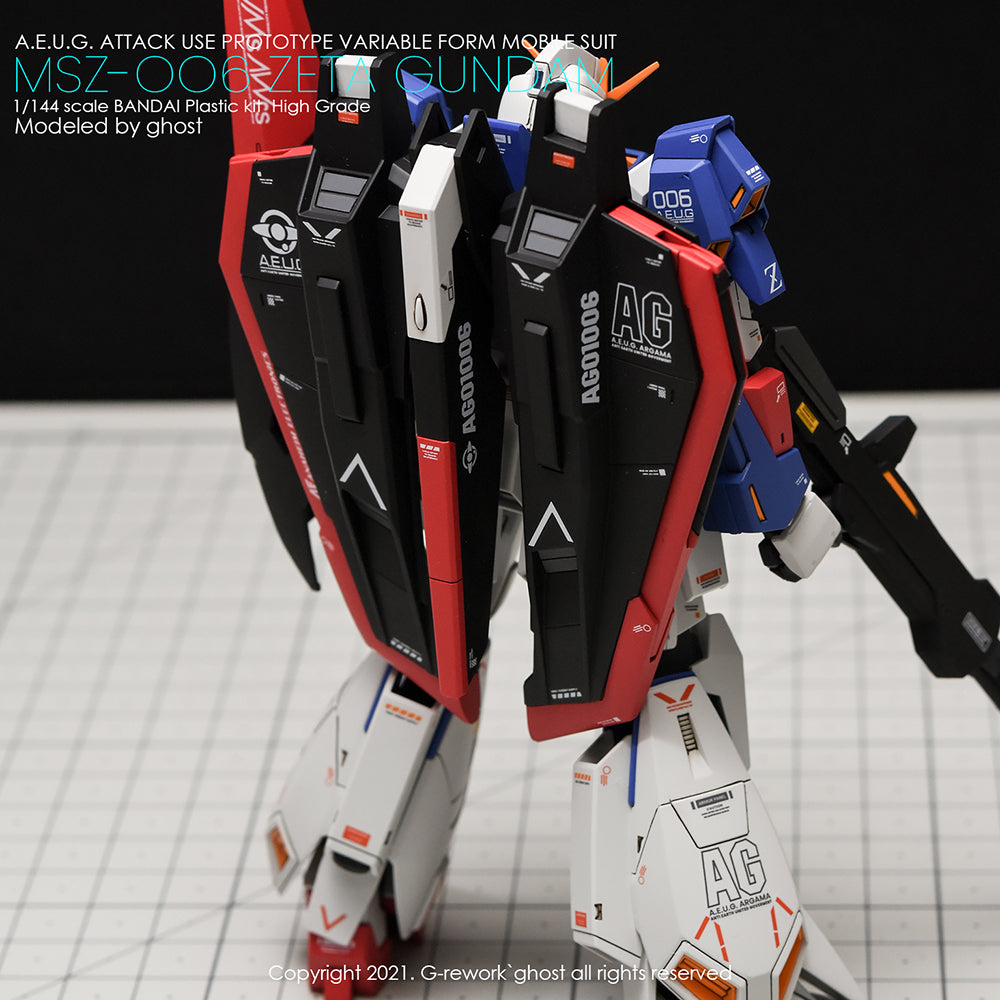 G-REWORK - [HG] ZETA GUNDAM Water Decal