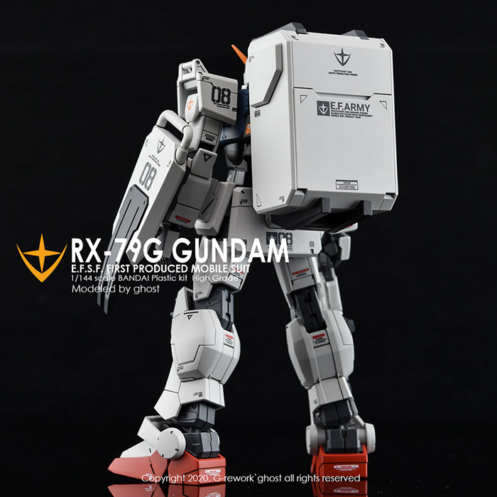 G-REWORK - [HG] 08 TEAM GROUND TYPE GUNDAM Water Decal
