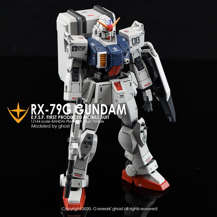 G-REWORK - [HG] 08 TEAM GROUND TYPE GUNDAM Water Decal