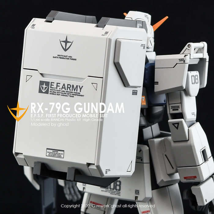 G-REWORK - [HG] 08 TEAM GROUND TYPE GUNDAM Water Decal