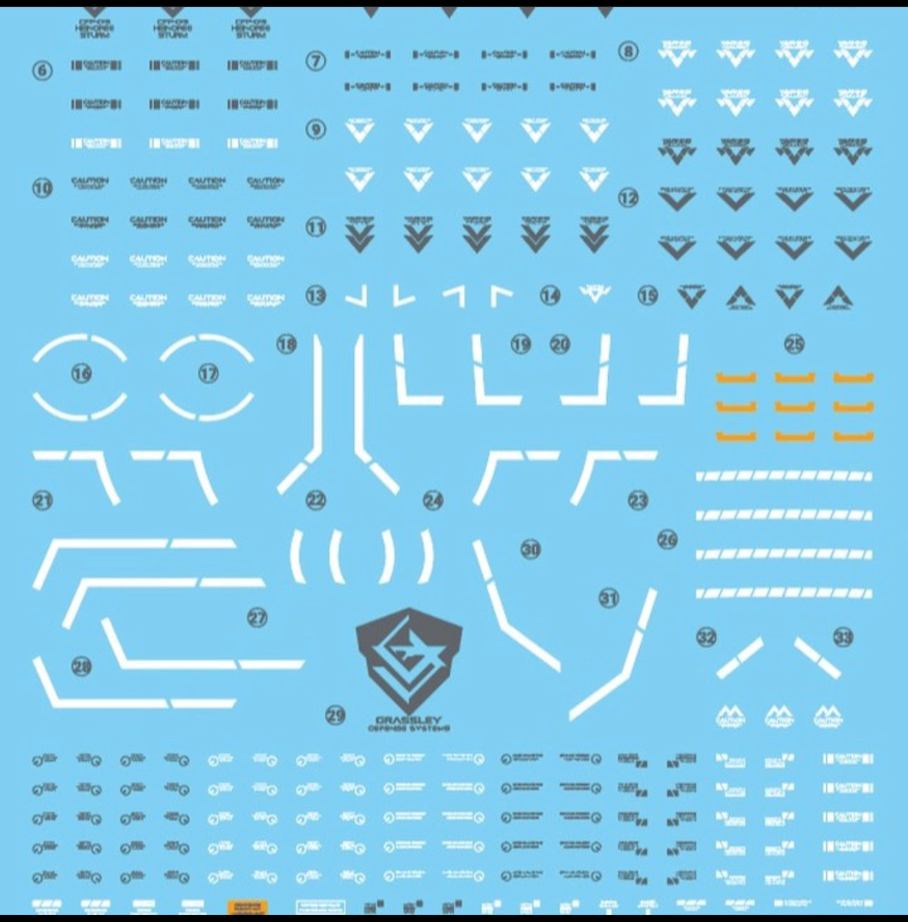 G-Rework [HG] [WFM] HEINDREE STURM Water Decals