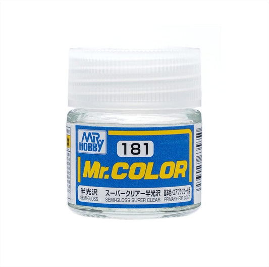 C181 Semi Gloss Super Clear 10ml, GSI Mr. Color