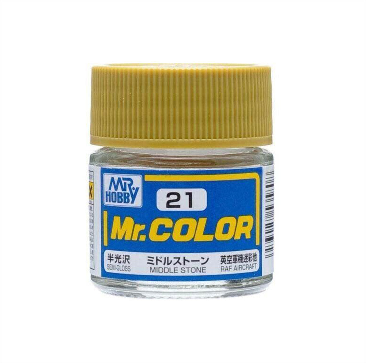 C21 Semi-Gloss Middle Stone 10ml, GSI Mr. Color