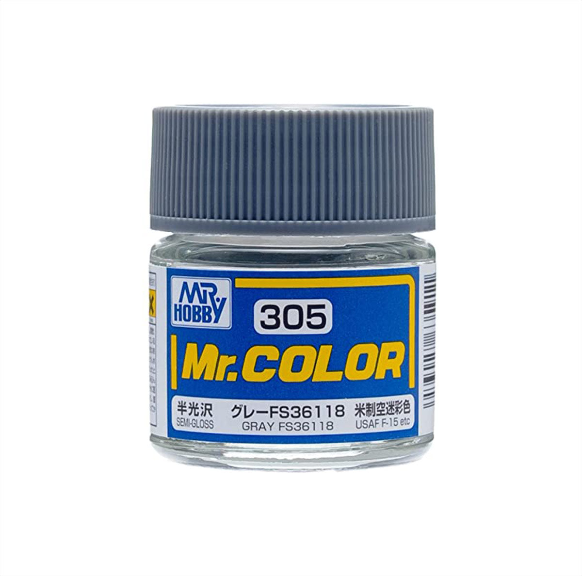 C305 Semi Gloss Gray FS36118 10ml, GSI Mr. Color