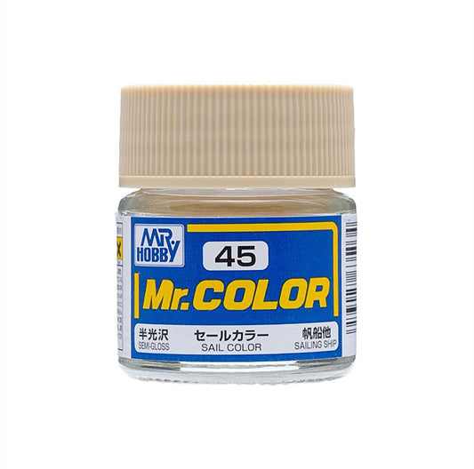 C45 Semi-Gloss Sail Color 10ml, GSI Mr. Color