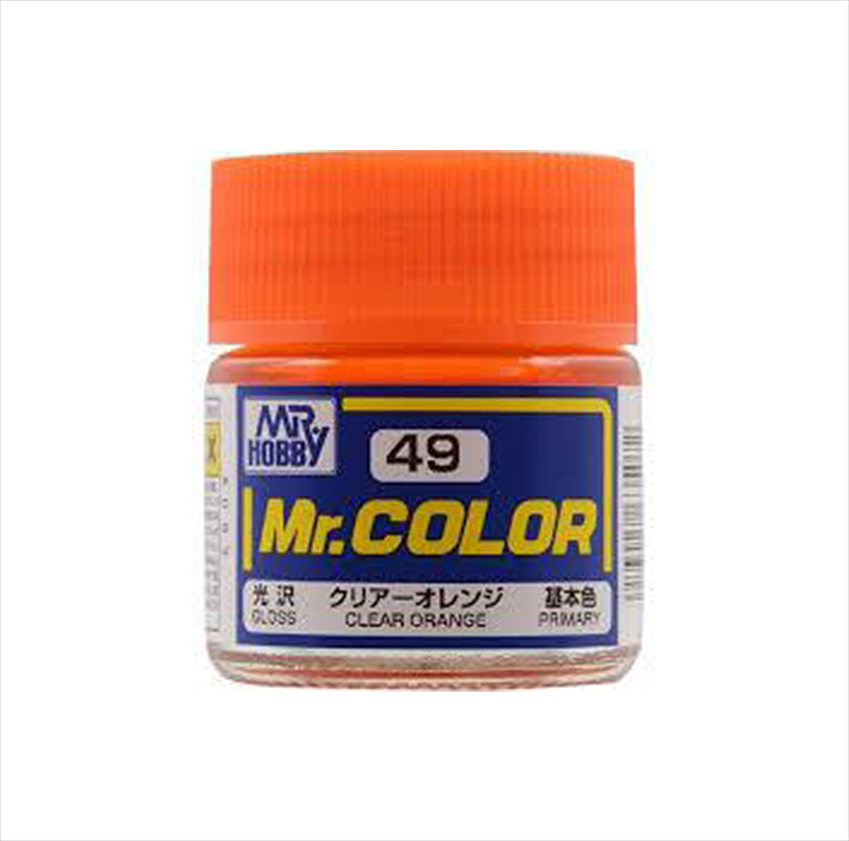 C49 Gloss Clear Orange 10ml, GSI Mr. Color