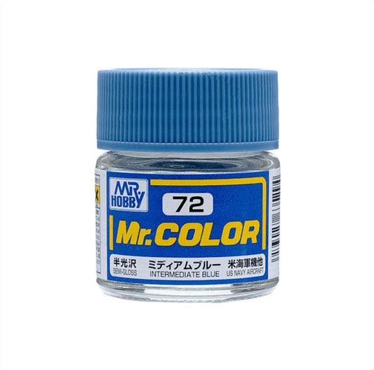 C72 Semi Gloss Intermediate Blue 10ml, GSI Mr. Color