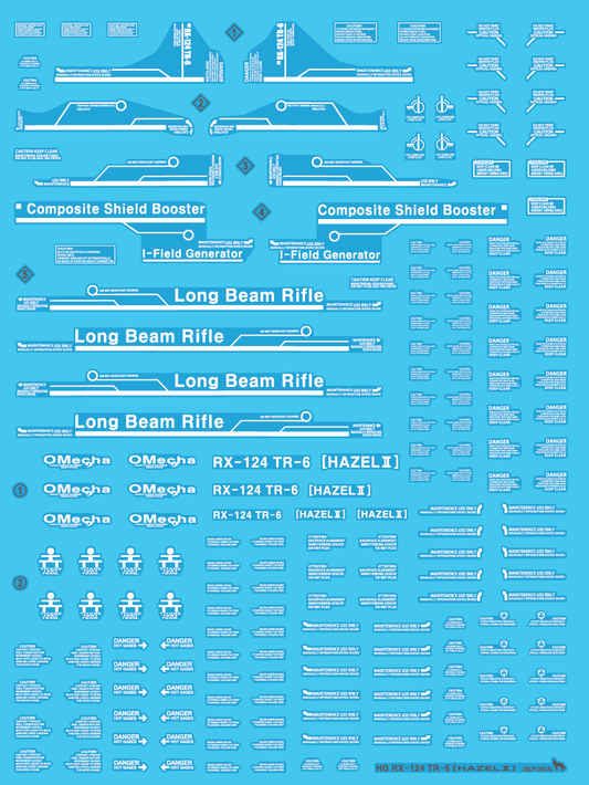 HG HAZEL II WATER DECAL