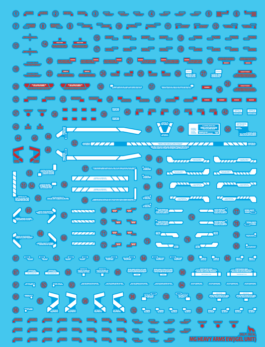 MG Heavyarms IGEL UNIT WATER DECAL