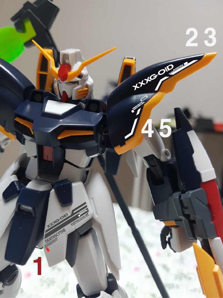 MG Deathscythe WATER DECAL