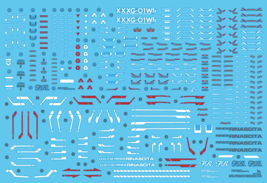 MG Fenice Rinascita HOLOGRAM WATER DECAL
