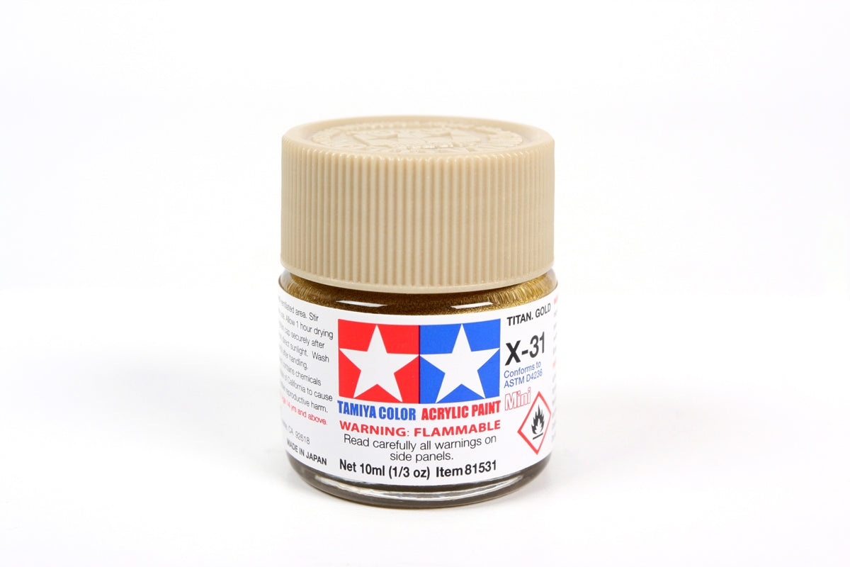 Acrylic Mini X-31 Titanium Gold 10ml