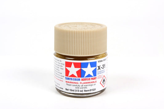 Acrylic Mini X-31 Titanium Gold 10ml