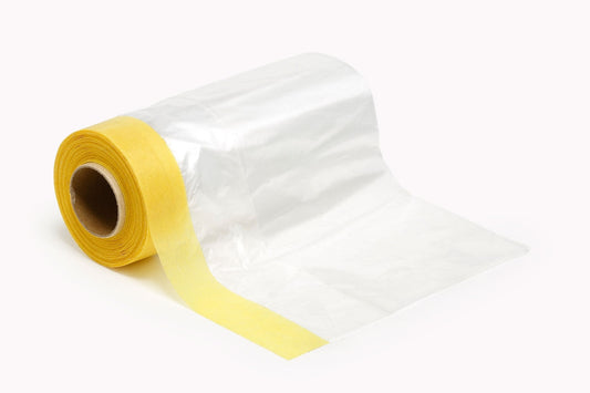 TAPE W/PLASTIC SHEET 150M