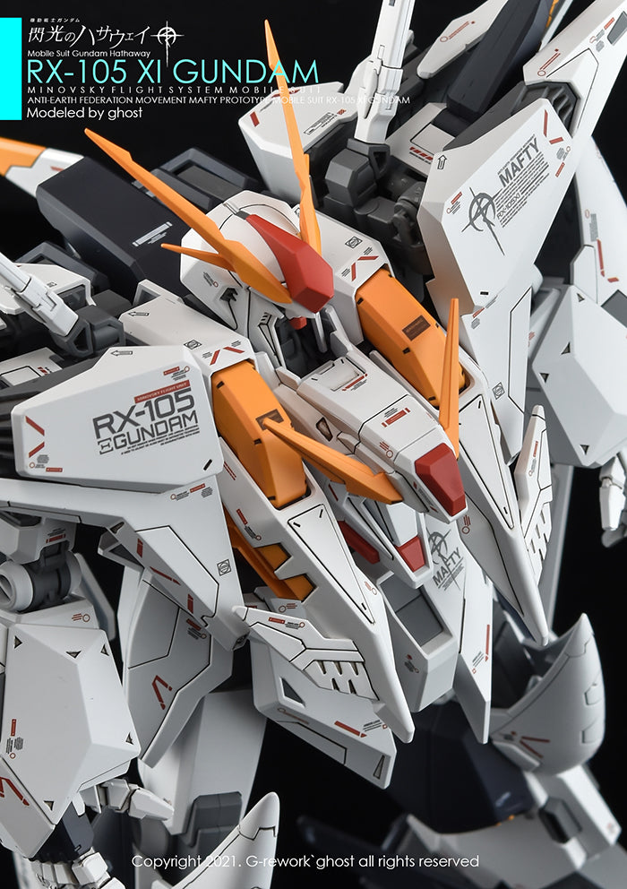 G-REWORK - [HG] RX-105 Ξ Gundam Water Decal