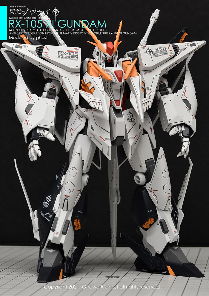 G-REWORK - [HG] RX-105 Ξ Gundam Water Decal