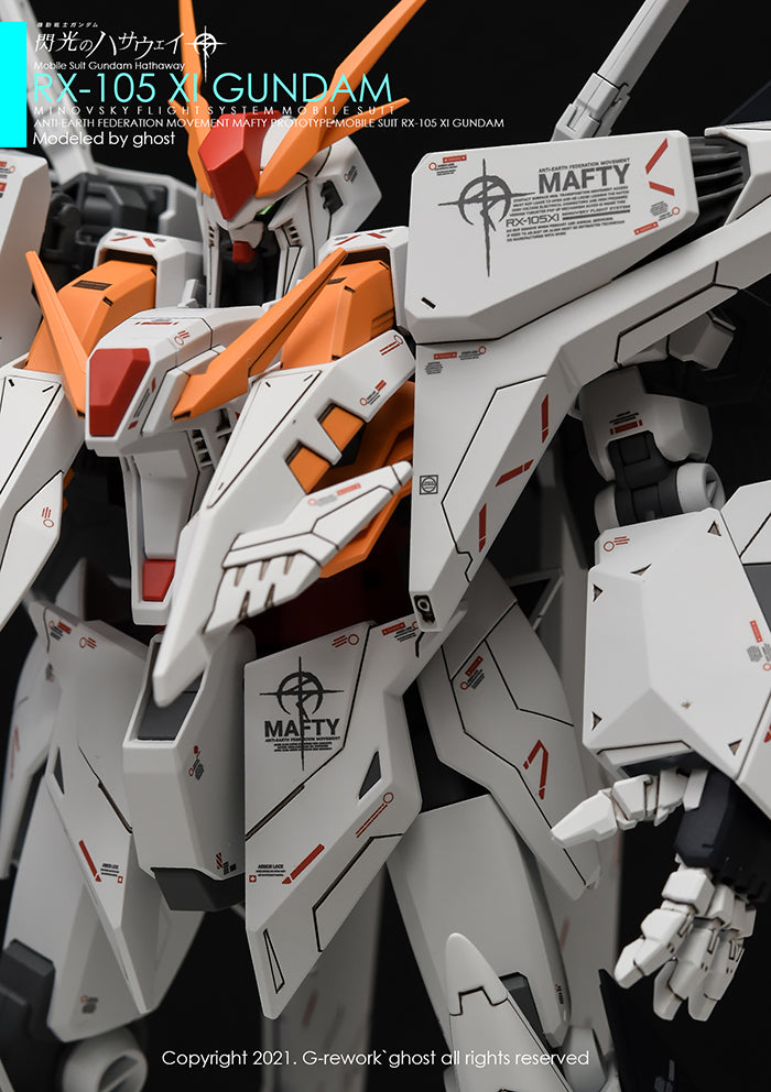 G-REWORK - [HG] RX-105 Ξ Gundam Water Decal