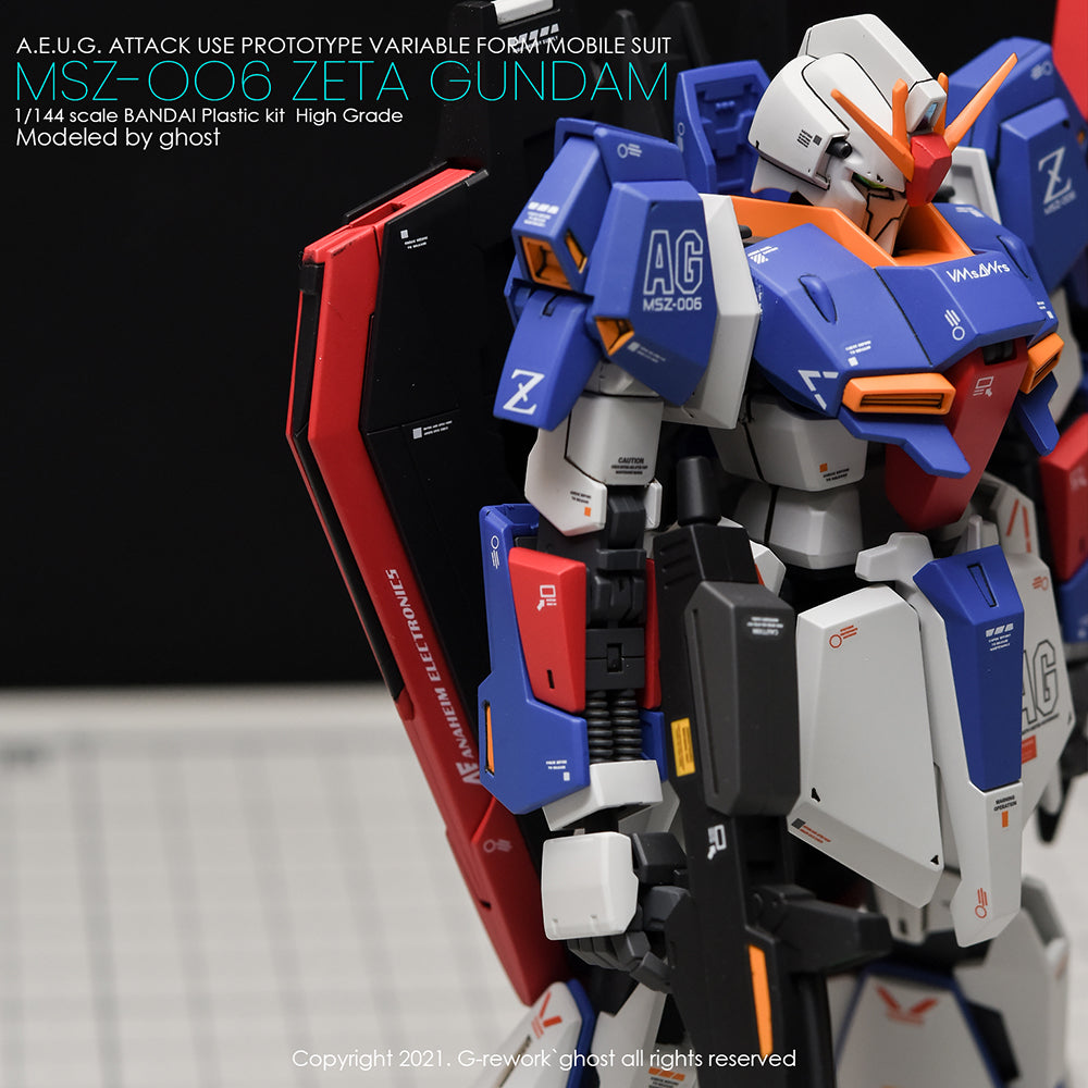 G-REWORK - [HG] ZETA GUNDAM Water Decal