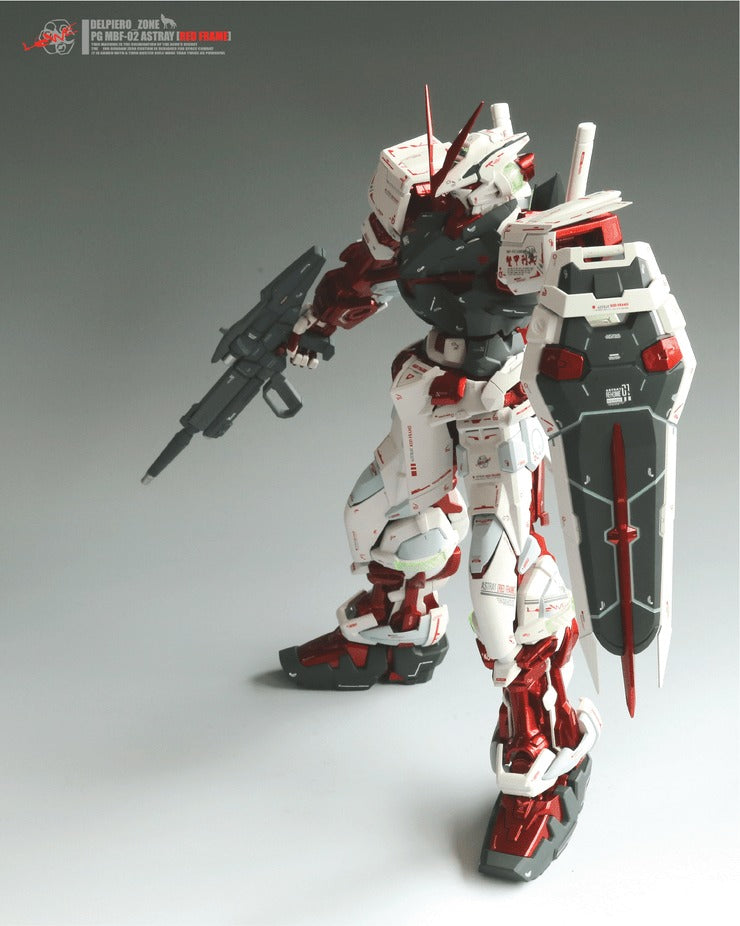 PG ASTRAY RED FRAME Auxiliary Line WATER DECAL