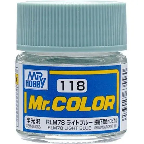 C118 Semi Gloss RLM80 Olive Green Mr. Color 10ml Bottle