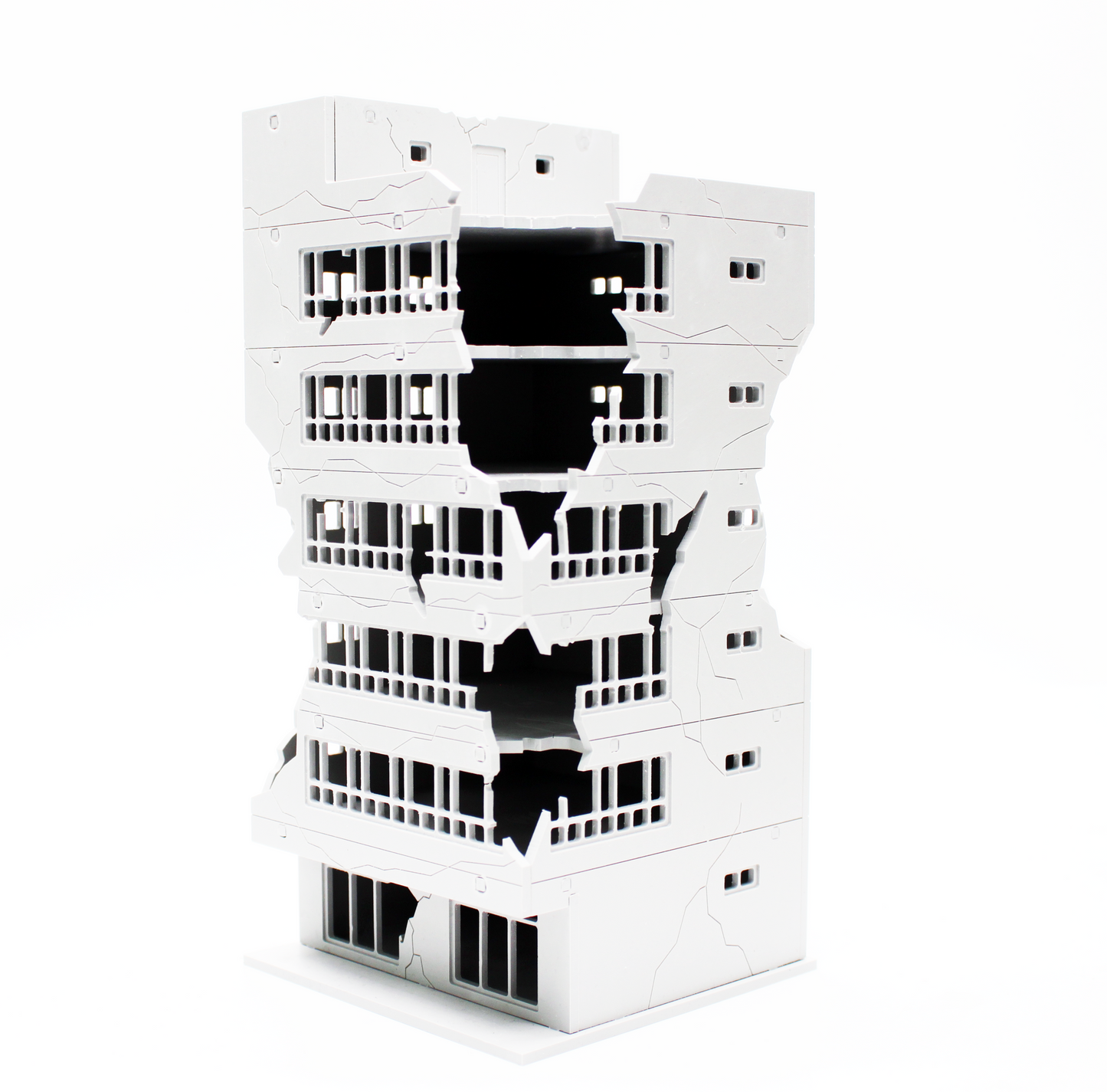 DESTROYED BUILDING LS GRADE (1/100SCALE)