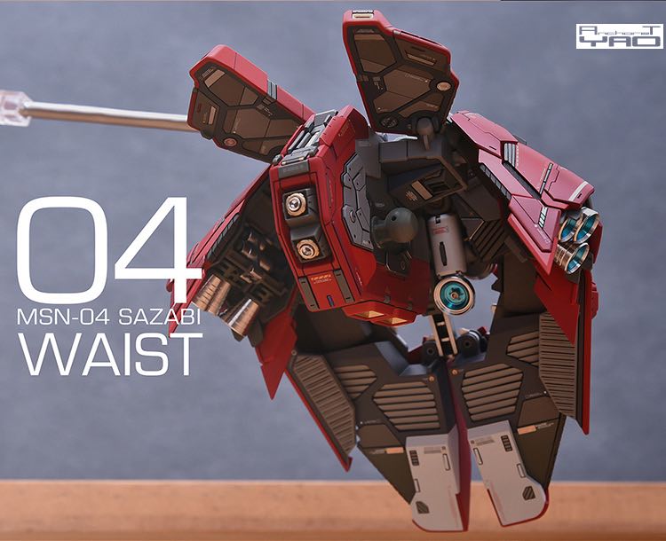 YJL x AnchoreT 1/100 MSN-04 Sazabi ver.Ka 1.0 Conversion Kit