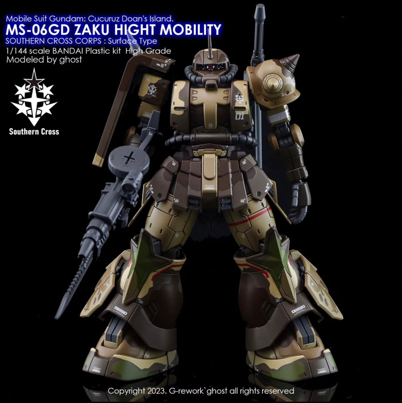 G-Rework [HG] MS-06GD ZAKU HIGHT MOBILITY GROUNT TYPE Water Decal