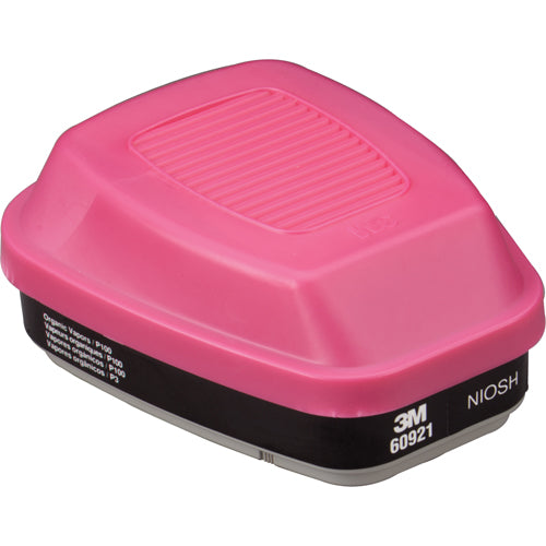 3M 6000 Series Combination Gas/Vapour/P100 Filter Respirator Cartridges, 60921 Organic Vapour/P100 - 2 Count