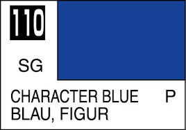 C110 Semi Gloss Character Blue 10ml, GSI Mr. Color