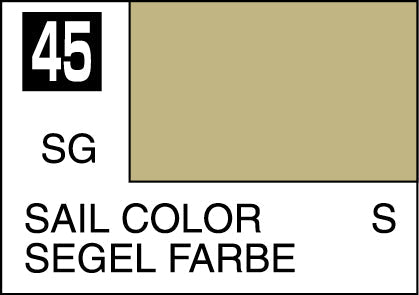 C45 Semi-Gloss Sail Color 10ml, GSI Mr. Color