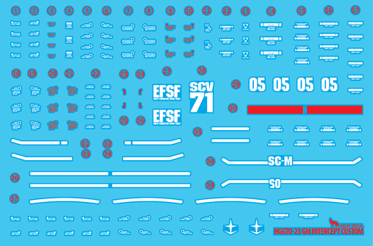 HGGTO 23 GM INTERCEPT CUSTOM WATER DECAL