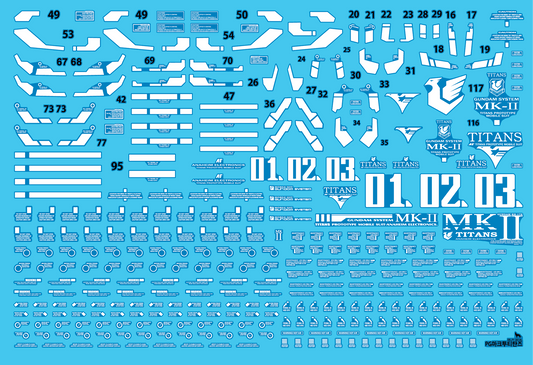 PG Mk-II TITANS Luminous WATER DECAL