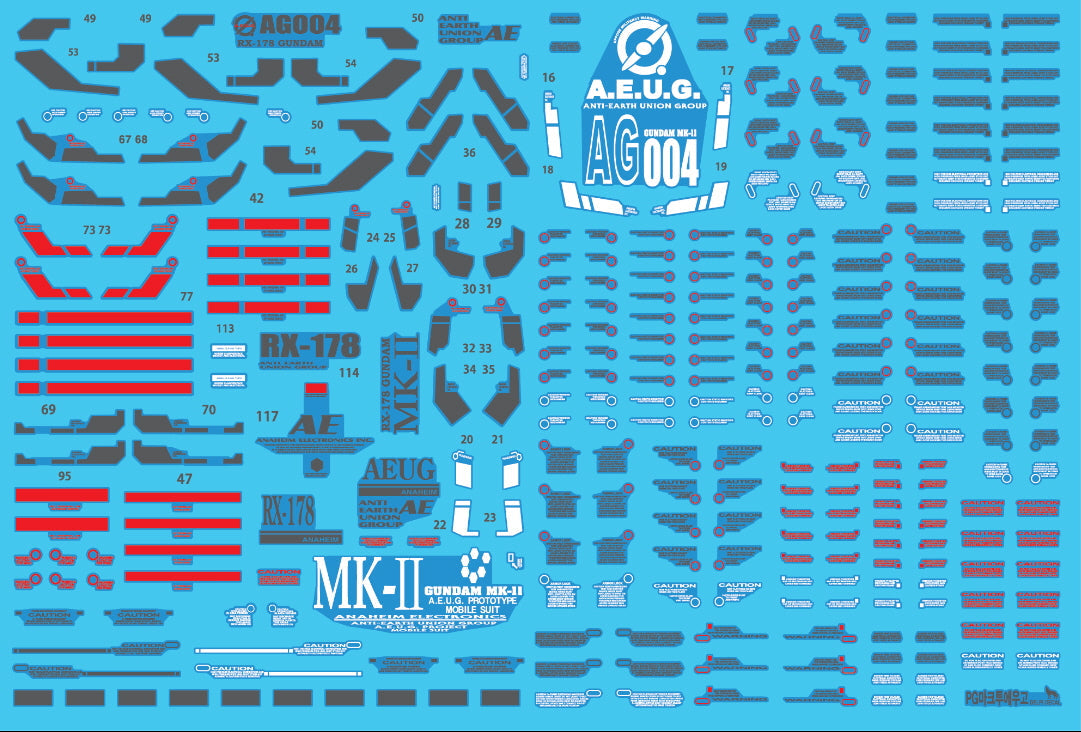 PG Mk-II AEUG WATER DECAL