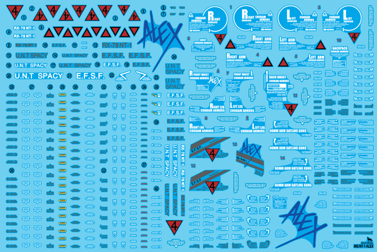 MG NT-1 ALEX WATER DECAL