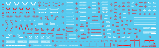 MG VICTORY CORE BOOSTER WATER DECAL