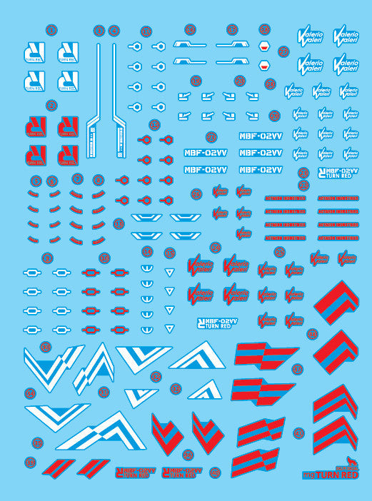 MG ASTRAY TURN RED WATER DECAL