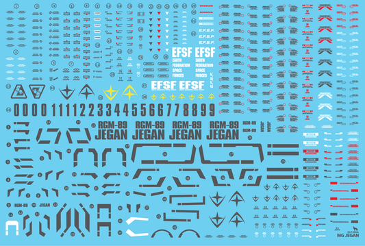 MG JEGAN WATER DECAL