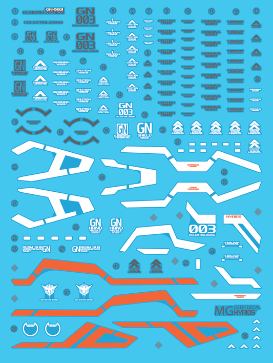 MG KYRIOS WATER DECAL