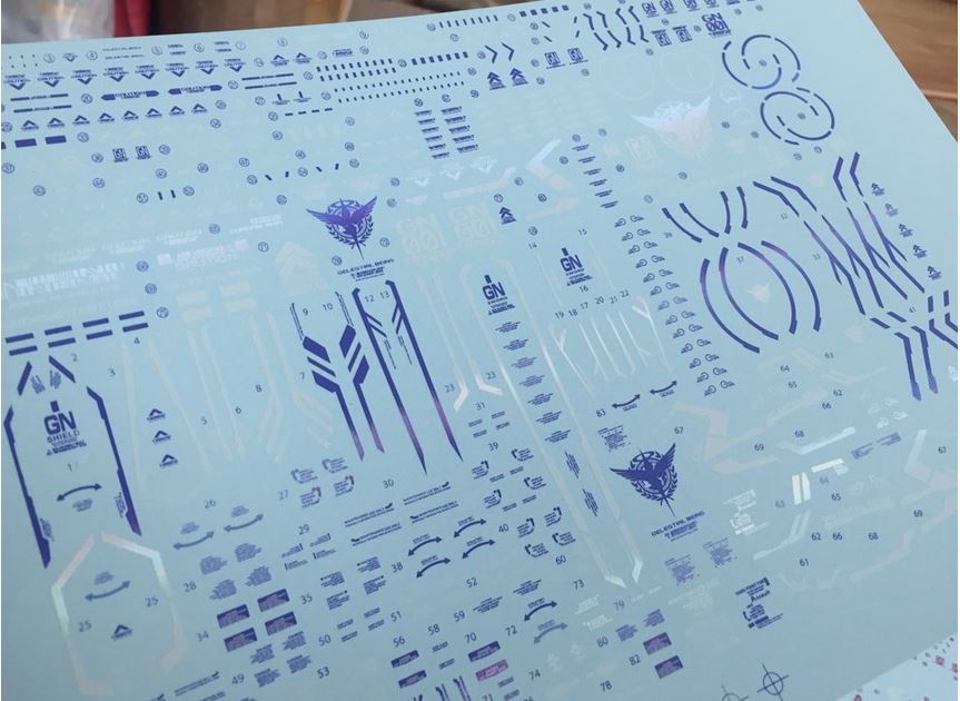 PG EXIA HOLOGRAM (Poligonal) WATER DECAL
