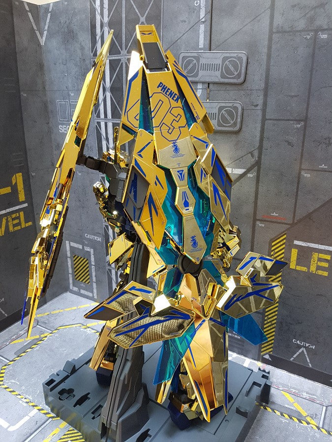 MG PHENEX HOLOGRAM BLUE + WHITE WATER DECAL