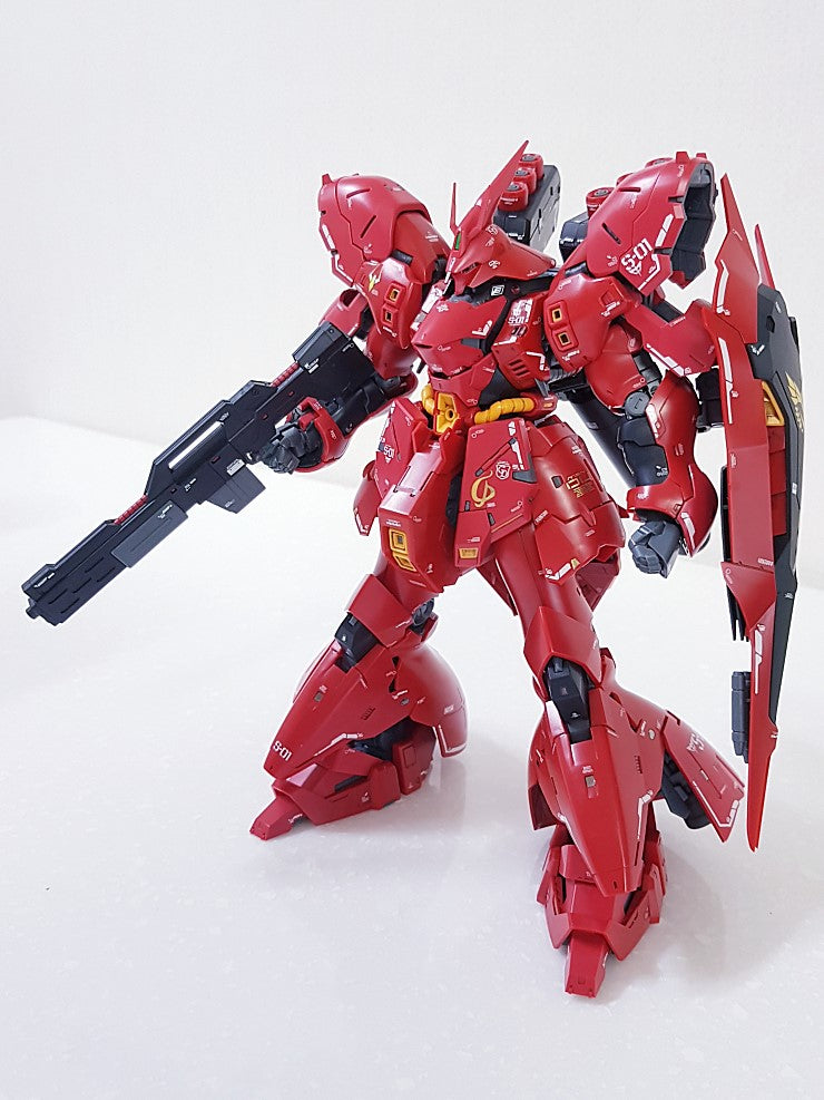 RG SAZABI White & Gold part HOLO WATER DECAL