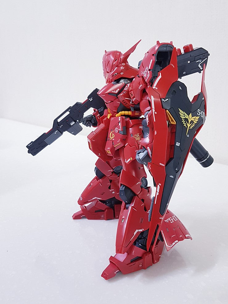 RG SAZABI White & Gold part HOLO WATER DECAL