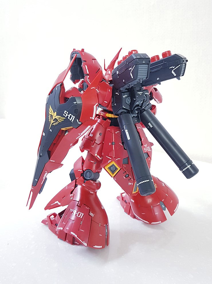 RG SAZABI White & Gold part HOLO WATER DECAL