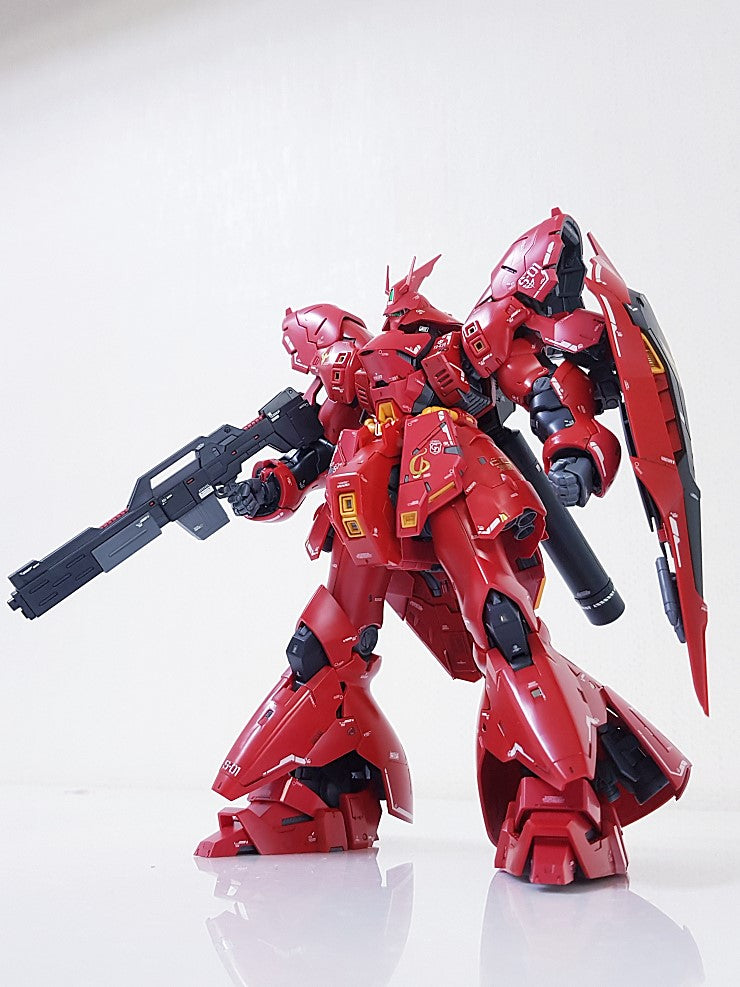 RG SAZABI White & Gold part HOLO WATER DECAL