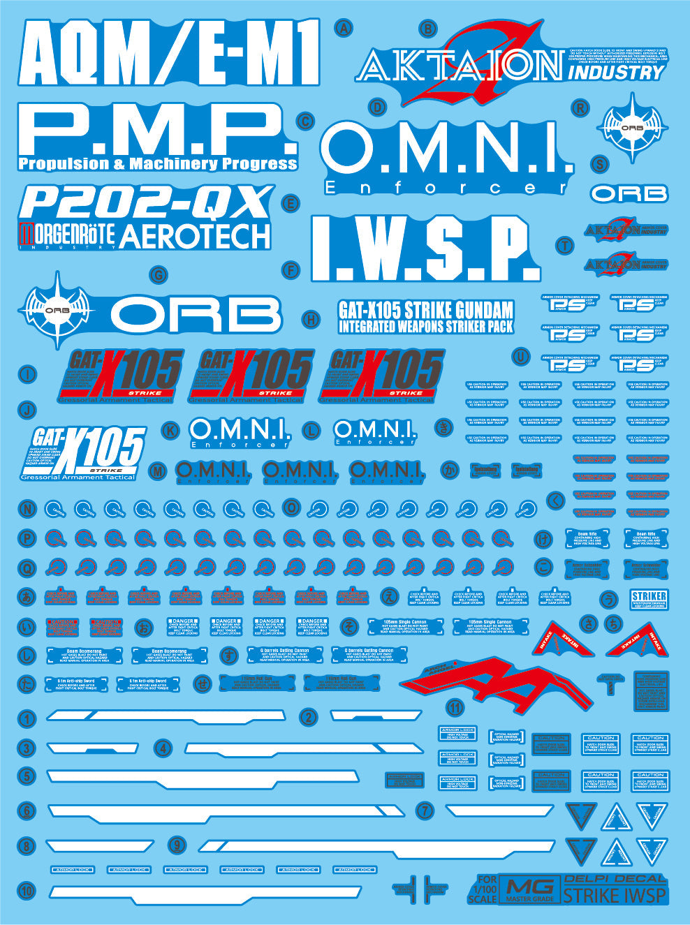 MG STRIKE IWSP WATER DECAL