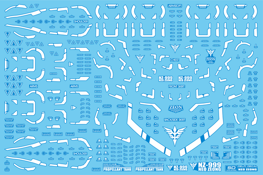 SD Neo Zeong WATER DECAL