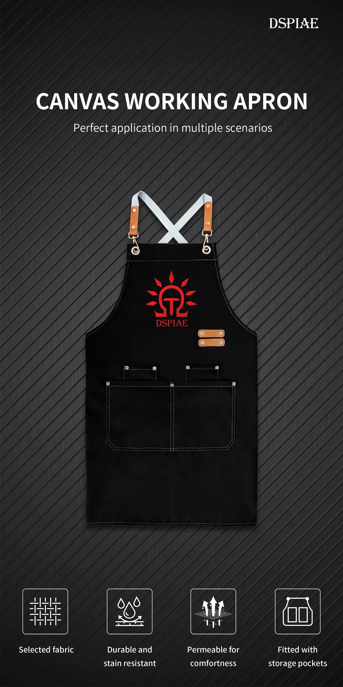 DSPIAE - CAN-01 Canvas Apron